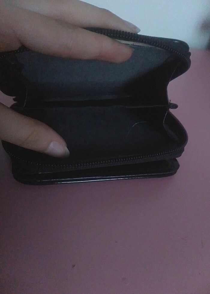 Black pink li cüzdan  - Görsel 3