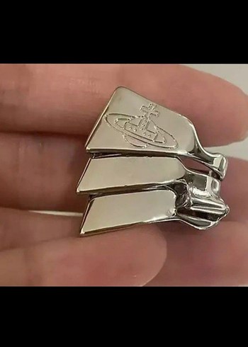 Gri Avant-Garde Erkek Biker Yüzük - Görsel 2