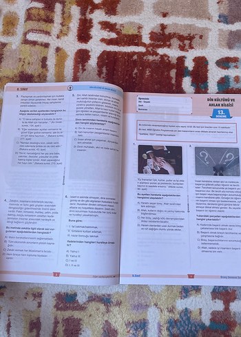  8. Sınıf Din Kültürü ve Ahlak Bilgisi Deneme Sınavı