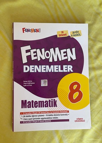 Fenomen 8. Sınıf Matematik Denemeleri