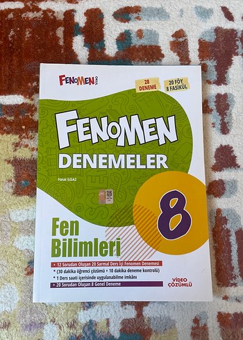 Fen Bilimleri 8. Sınıf Denemeleri Fenomen