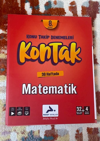8. Sınıf Matematik Konu Takip Denemeleri Kitabı