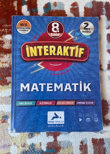 8. Sınıf İnteraktif Matematik 2. Modül Kitabı