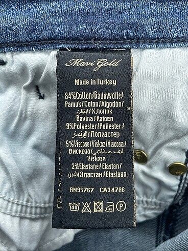 universal Beden mavi Renk Mavi Jeans Skinny %70 İndirimli.