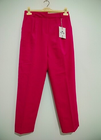 38 Beden pembe Renk Pantolon