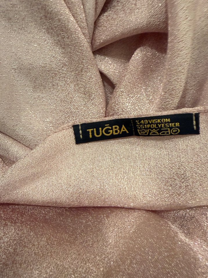 Tuğba marka toz pembe şal - Görsel 2