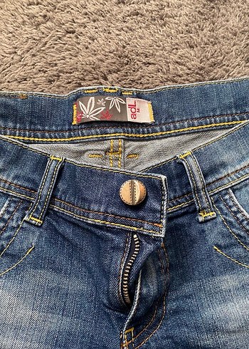 Y2k düşük bel kot şort - Görsel 2