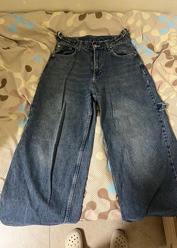 Trendyol & Milla Yuksek Bel Genis Paca Denim Jean
