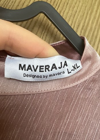 l Beden pembe Renk Maveraja içten bağlamalı yarasakol elbise