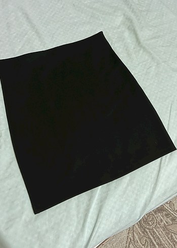 Zara Düz Siyah Mini Etek