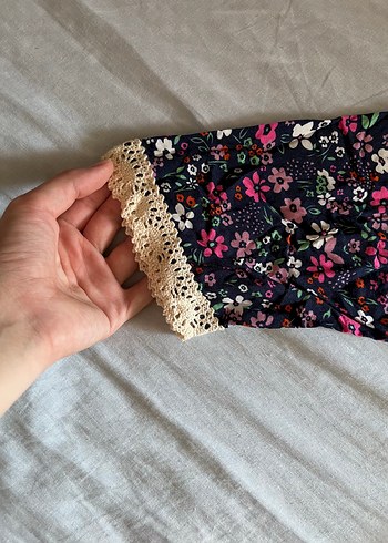 xl Beden Çiçek Desenli Bohem Midi Kadın Elbise