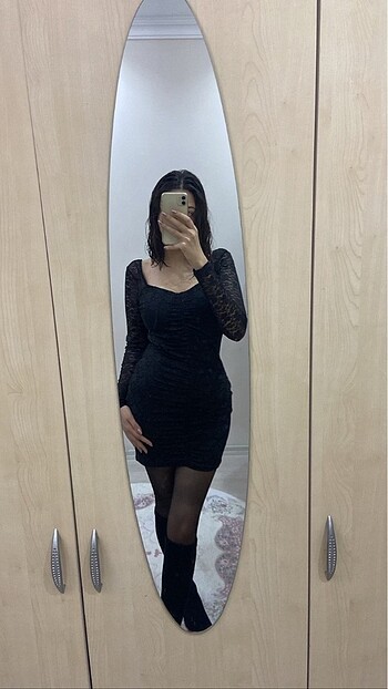 H&M H&M siyah kısa elbise
