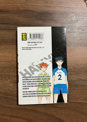  Haikyuu!! Cilt 1 Manga