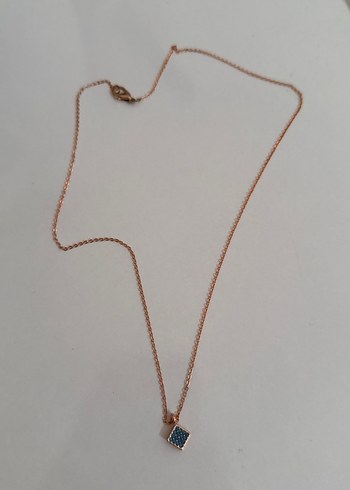 Accessorize Minimal Rose Altin Kare Kolye