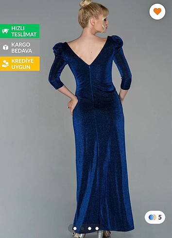 Saks mavi abiye abiyefonnn - Görsel 3