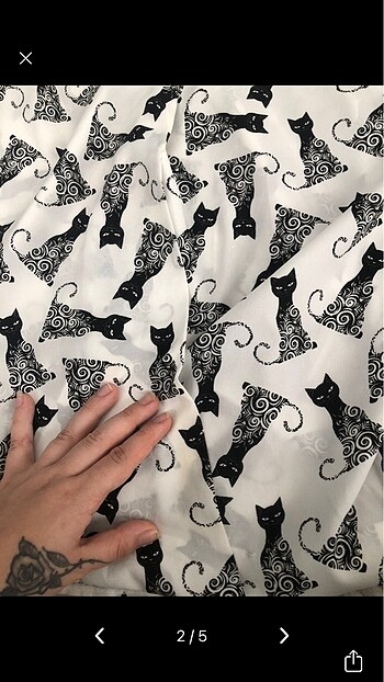 Diğer Kedi desen gömlek