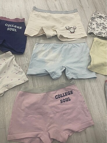 5 Yaş Beden 8?li kız çocuk Boxer şort