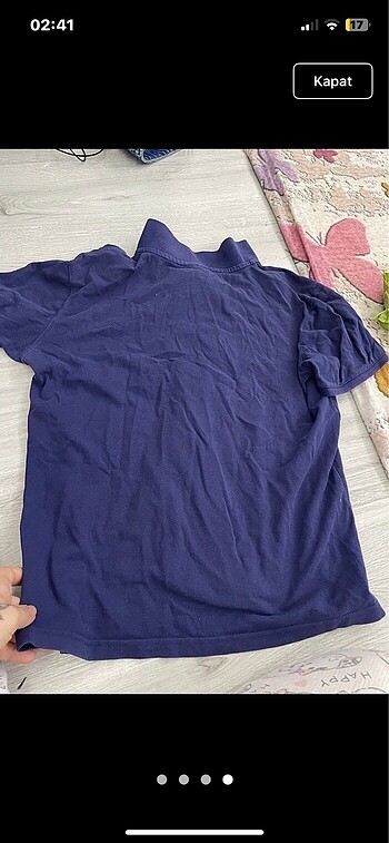 l Beden lacivert Renk Polo yaka Tshirt