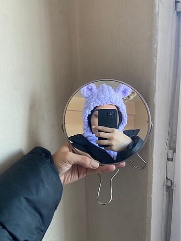 Beden Puffy şapkalı atkı