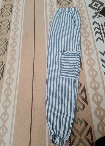 Ayağı sıkmalı kargo pantolon - Görsel 2