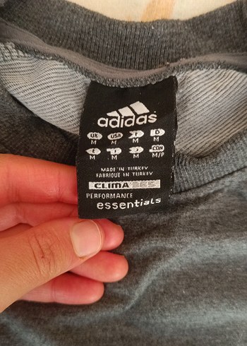 Adidas Gri Adidas Erkek Sweatshirt