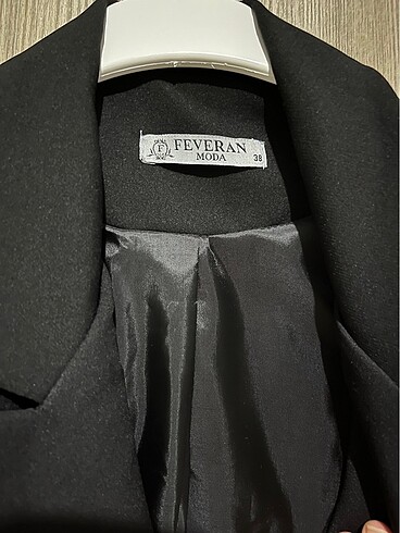 38 Beden siyah Renk Kadın blazer Ceket