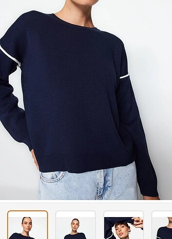 Triko kadin kazak sweatshirt