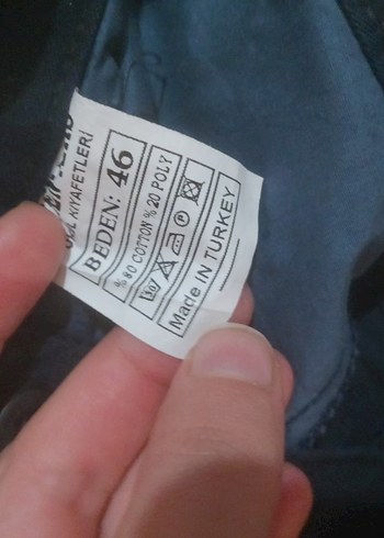 Kadın lacivert Pantolon - Görsel 5