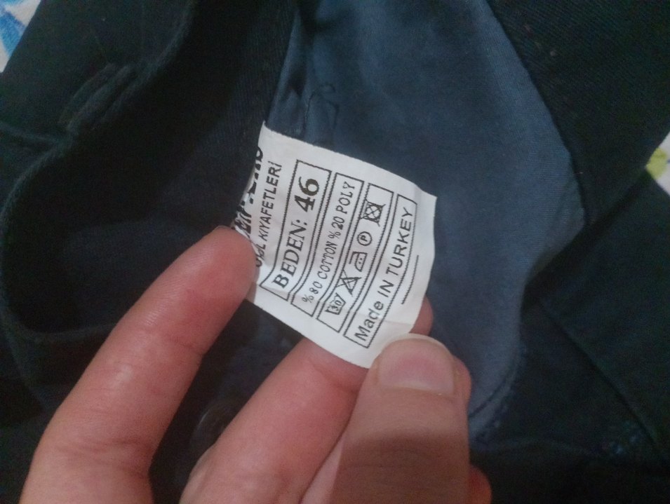 Kadın lacivert Pantolon - Görsel 4