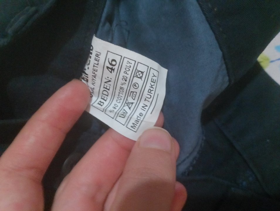 Kadın lacivert Pantolon - Görsel 5