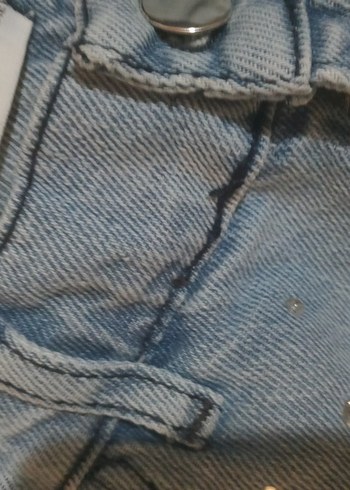 taş detaylı jean - Görsel 7