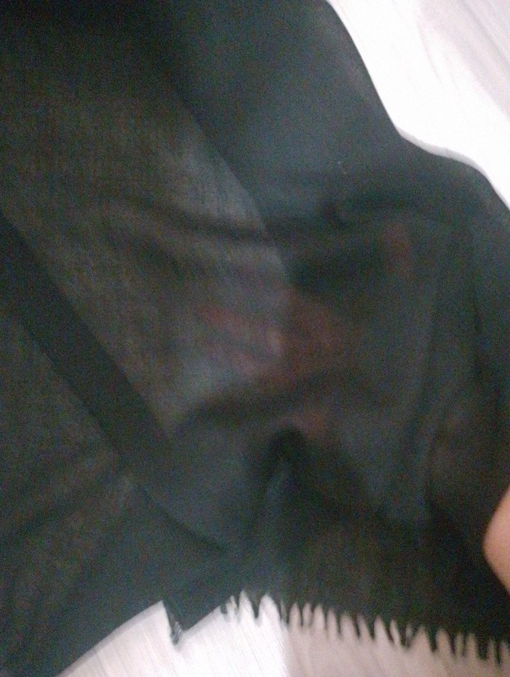 Siyah Kadın Şal - Görsel 2