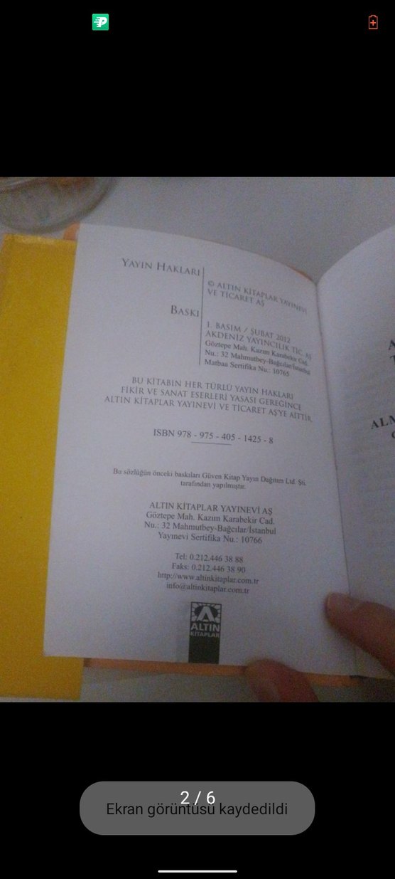 Almanca-Türkçe Büyük El Sözlüğü - Görsel 2