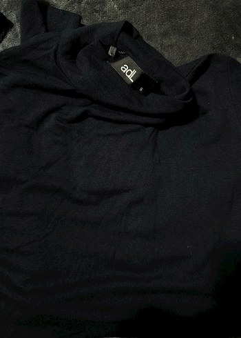 Lacivert Boğazlı Yaka Uzun Kollu - Görsel 4