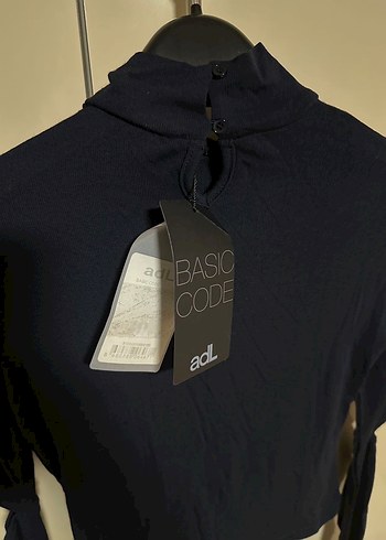 Lacivert Boğazlı Yaka Uzun Kollu - Görsel 3