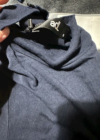 Lacivert Boğazlı Yaka Uzun Kollu - Görsel 5