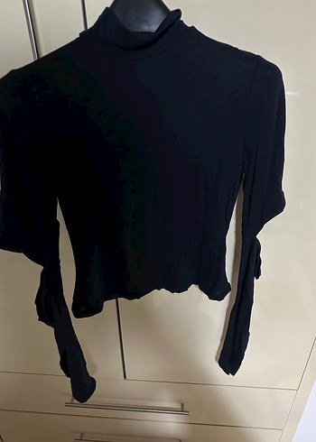 Lacivert Boğazlı Yaka Uzun Kollu - Görsel 2