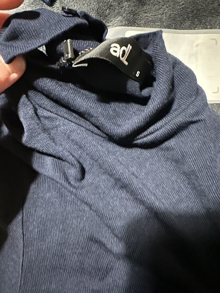 Lacivert Boğazlı Yaka Uzun Kollu - Görsel 5