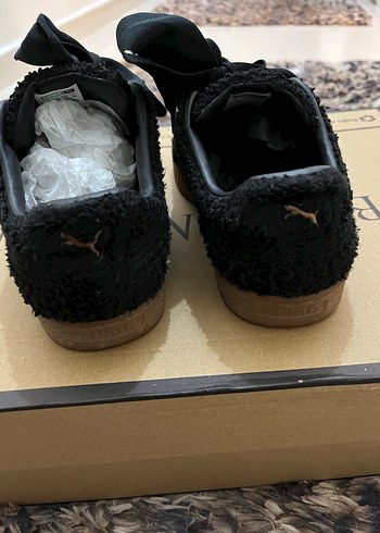 Puma Siyah peluş Kadın Spor Ayakkabı - Görsel 5