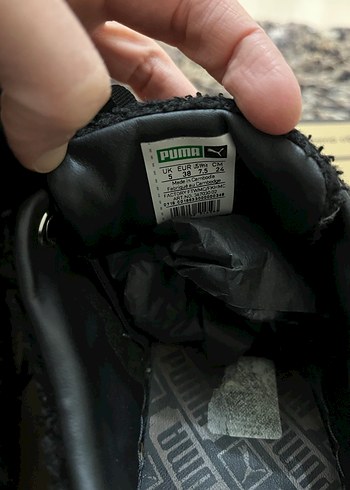 Puma Siyah peluş Kadın Spor Ayakkabı - Görsel 8