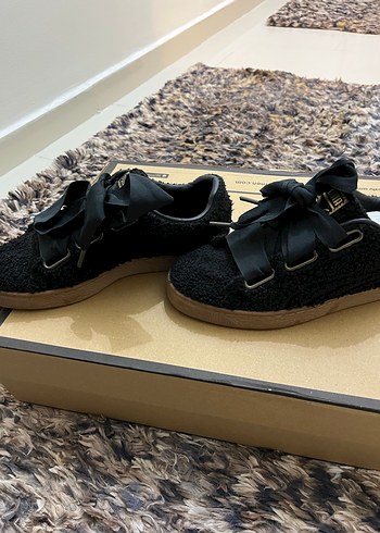 Puma Siyah peluş Kadın Spor Ayakkabı - Görsel 3