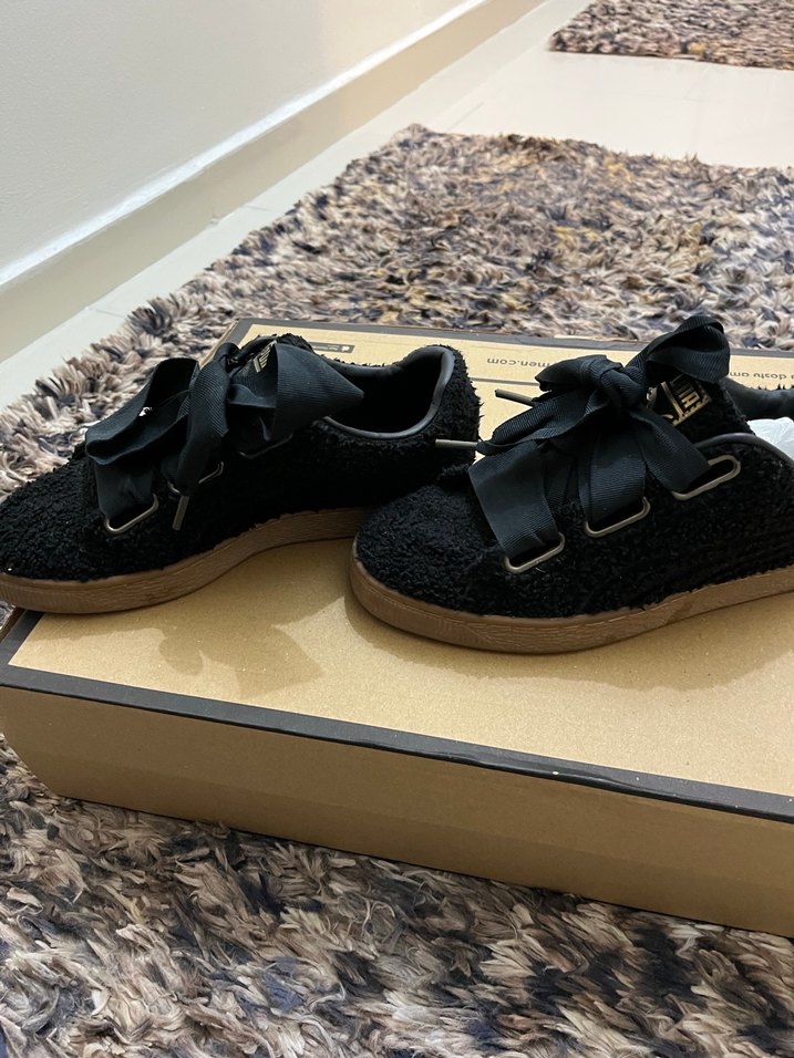 Puma Siyah peluş Kadın Spor Ayakkabı - Görsel 3