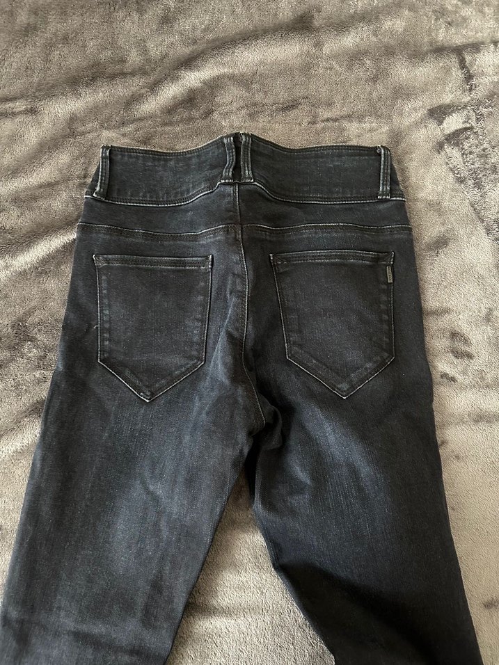 Lacivert Kadın Kot Pantolon - Görsel 5