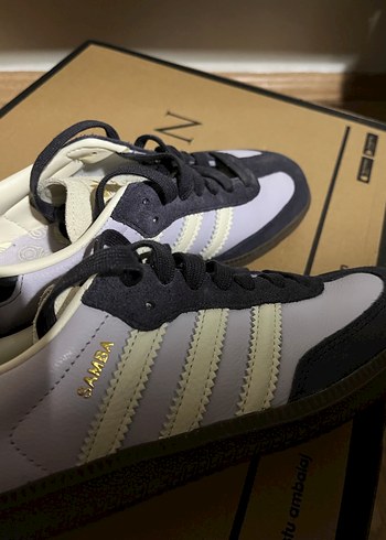 Beyaz Gri Adidas Spor Ayakkabı - Görsel 3