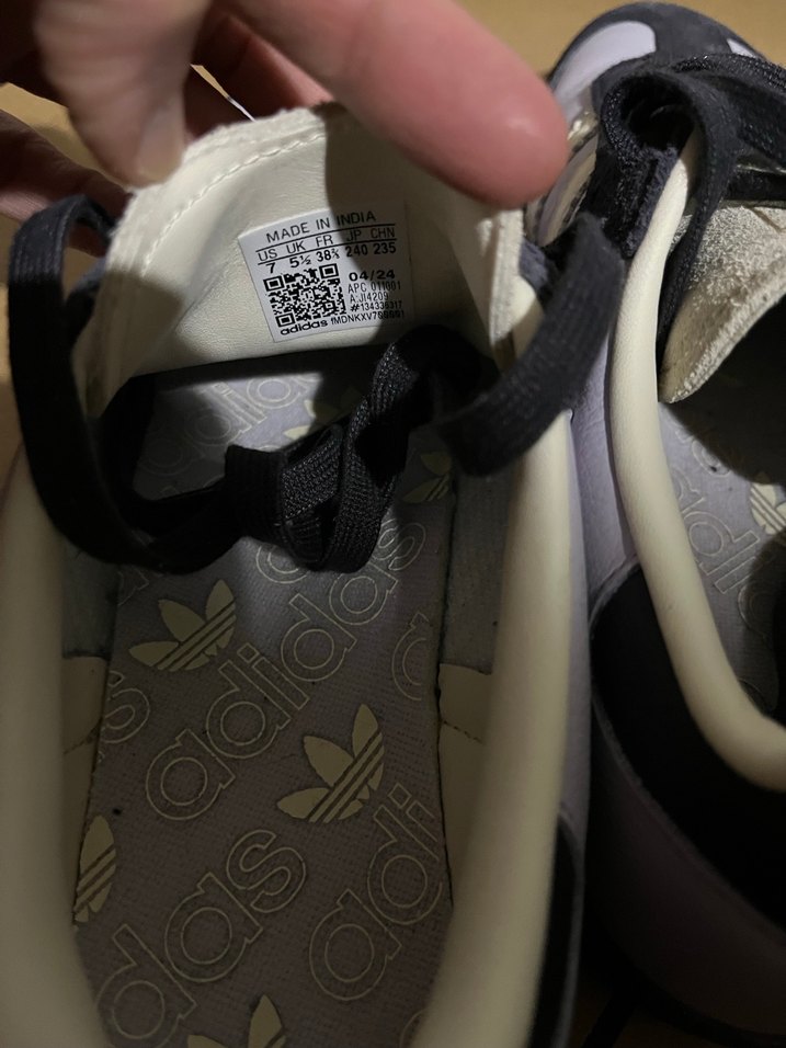 Beyaz Gri Adidas Spor Ayakkabı - Görsel 5