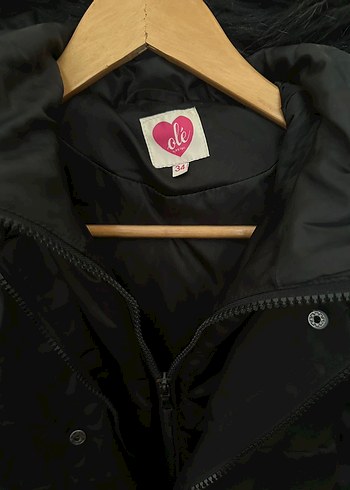 Siyah Kürklü Midi Kışlık Kadın Mont - Görsel 2