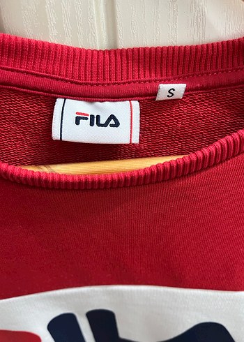 Kırmızı Fila Baskılı Sweatshirt - Görsel 3