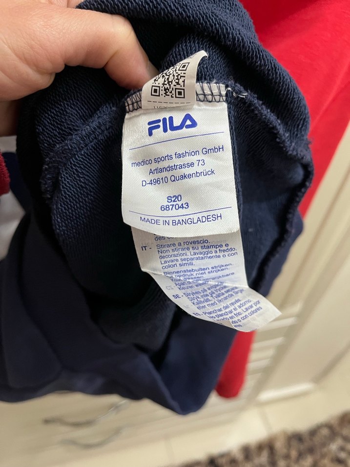 Kırmızı Fila Baskılı Sweatshirt - Görsel 4