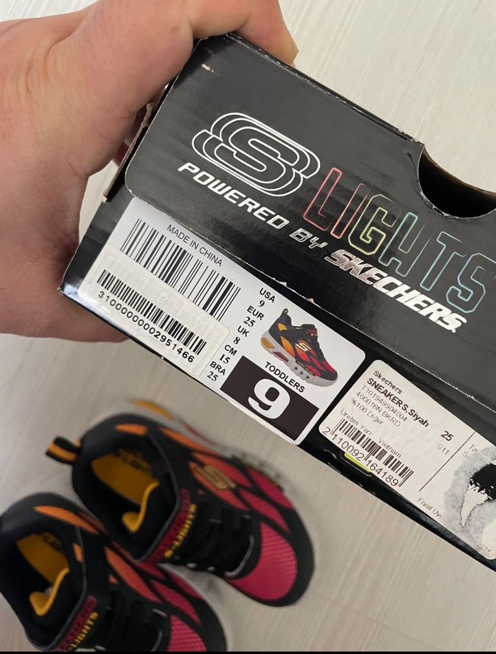 Renkli ışıklı Erkek Çocuk Spor Ayakkabısı skechers - Görsel 3