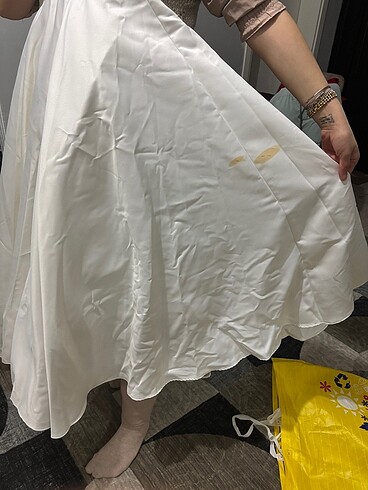 m Beden beyaz Renk Nikah Elbisesi